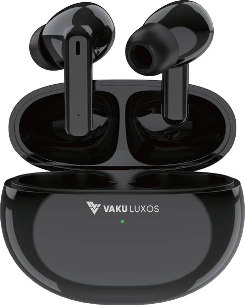 Vaku Luxos ROYAL TWS Bluetooth 5.4 Earbuds 50H Playtime Deep Bass Touch Controls Bluetooth