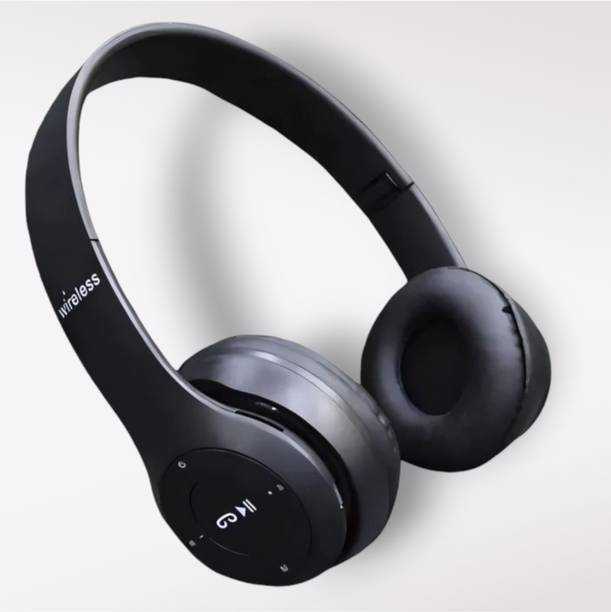 AIZINA HD Wireless Headphones with Mic & SD Card Slot, Extended Runtime_YA Bluetooth & Wired
