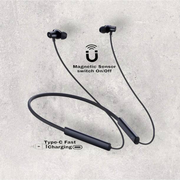 AIZINA 48 Hours Playtime Bluetooth Wireless Neckband Headphones Earphone_SX Bluetooth & Wired