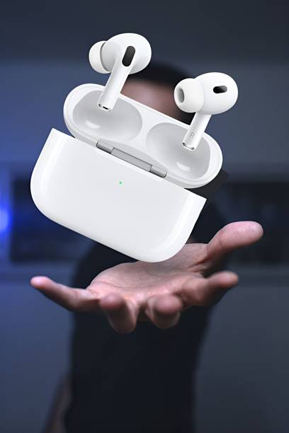 Wrixty AirPox pro 2 (2nd gen) with Charging Case Bluetooth Headset with Mic Bluetooth