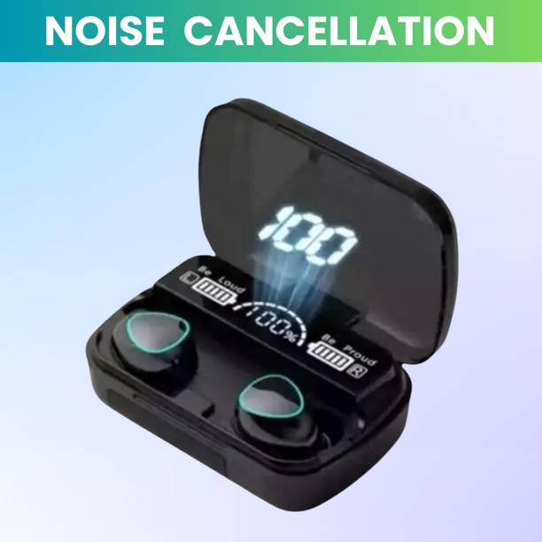 Clairbell M10 Wireless (Earbuds) Power Bank LED Display with Deep Bass Stereo SoundK332 Bluetooth