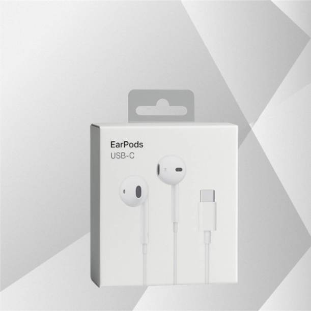SHRAM USB-C Wired Earbuds Compatible with iPhone 15/16, ANC Mic, Bass Wired