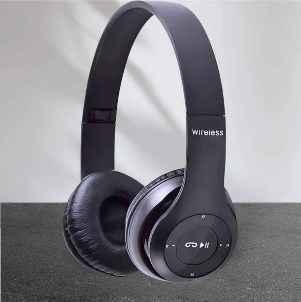 house of common Comfortable Wireless Headset with Mic for Extended Listening Sessions._HY Bluetooth & Wired