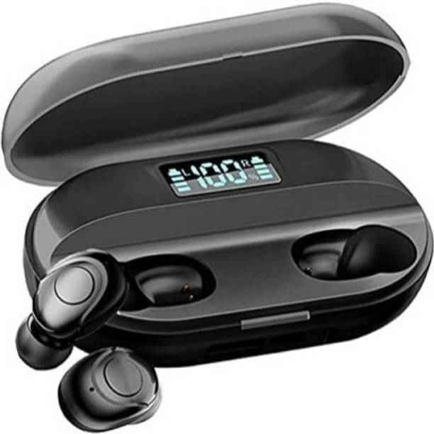 OCEAN THREEZ T-2 True wirless bluetooth hedset with powerbank case & led Display Bluetooth Headset