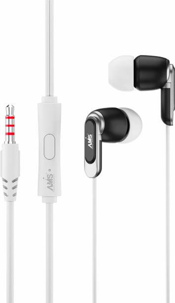 Jhs A156 Wired Earphone Music with Mic ,Deep Bass,Clear Hi-Fi Sound Wired earphone Wired