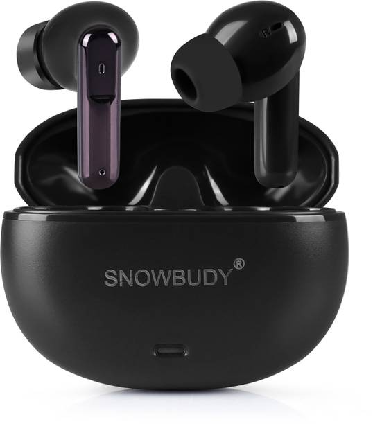 snowbudy DYNAMITE FULL BASS 60Hr PlayTime Mic Earbands Bluetooth Headphones Bluetooth Gaming