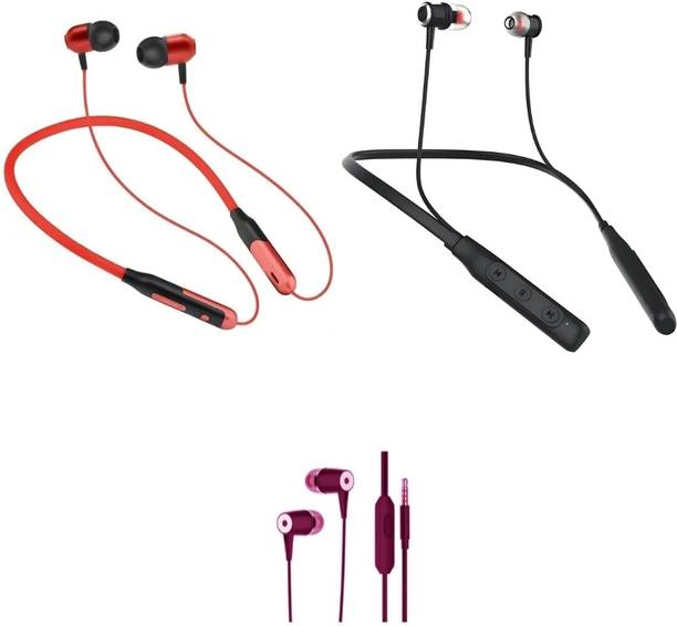 LEVELPLUS Jazz & Bluetooth Music N5 With Sl Cap Neckband Combo 45 Hours Playtime Bluetooth