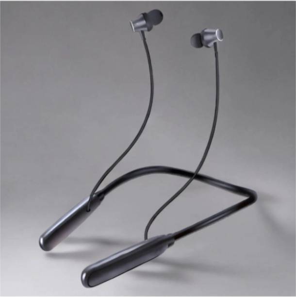 house of common Made in India Long Playtime Bluetooth Neckband with Powerful Bass_N9 Bluetooth & Wired