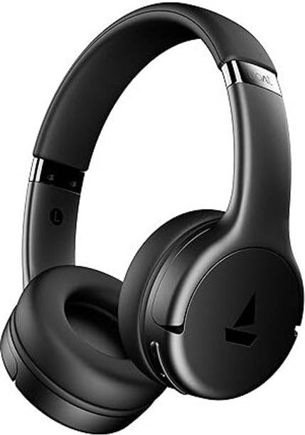 boAt Rockerz 411,40H Battery, 40ms Latency, Stream Ad Free Music via App, BT v5.4 Bluetooth