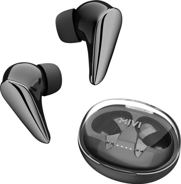 Mivi DuoPods Tune ,70H, 3D Soundstage, AI-ENC, BT v5.3 with AAC earbuds Bluetooth