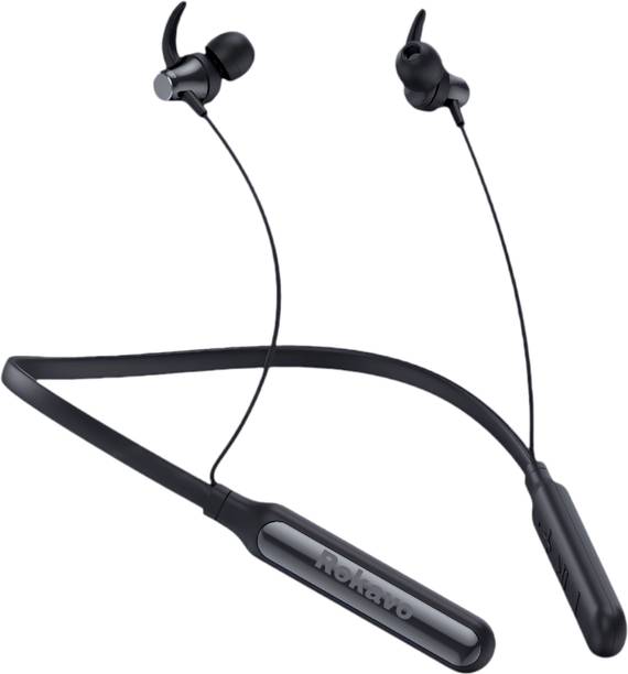ROKAVO Low price Strong Wireless Bluetooth 5.0 Earphones Neckband Earbuds Headphones Bluetooth Gaming