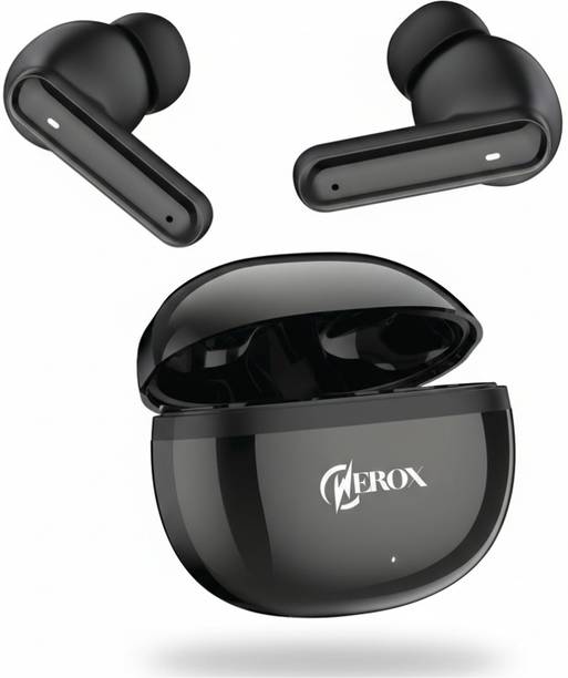 WEROX Wireless Earbuds 48 hours of playback time HD Sound Quality and Sweat Proof Bluetooth Gaming