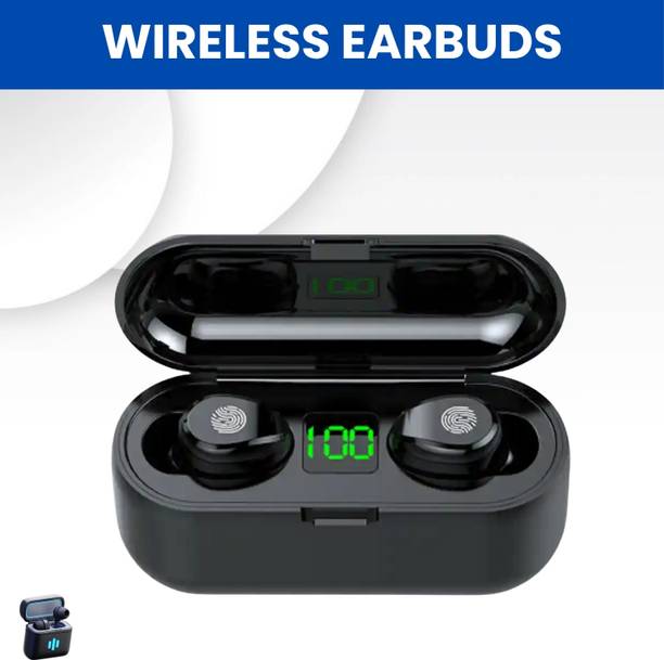 FRONY F9 Wireless Earbuds Upto 48Hrs Playtime with Crystal Clear Sound High BassA100 Bluetooth