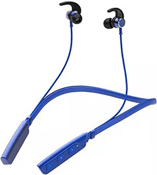 ZTNY New 2023 DHAMAAKA BASS 235 +Pro Neckband Wireless With Mic Headphones/Earphones Bluetooth (Blue, On the Ear)