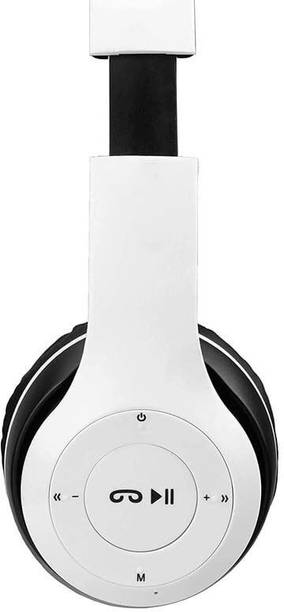 Techpunch Wired & Wireless Bluetooth Headphone with Mic and SD Card Supports Bluetooth Bluetooth & Wired