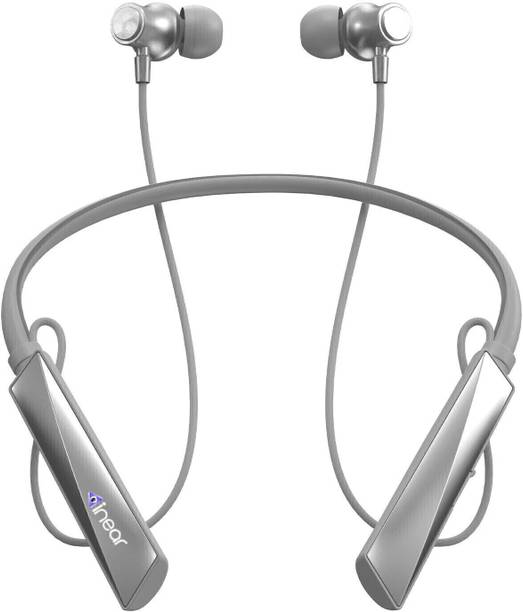 InEar DJ-M8 Bluetooth Neckband with 60H Playtime,Voice Changer, Magnetic On Off,Type-C Bluetooth