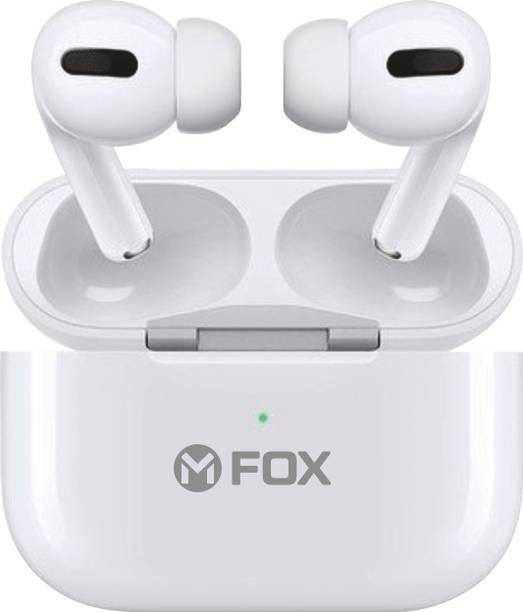 MFOX TWS Earbuds | 45H Playtime | Quad Mic ENC | Type-C Fast Charge Bluetooth