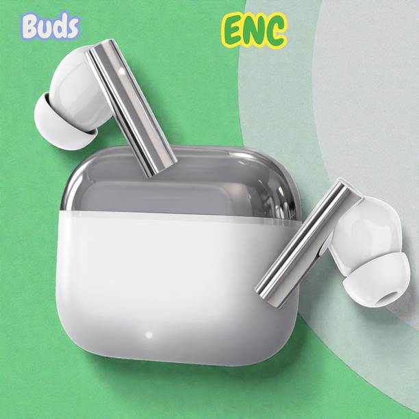 Ziddjeet X129 TWS Bluetooth Earbuds with ENC | Portable Earbuds with Charging Case Bluetooth