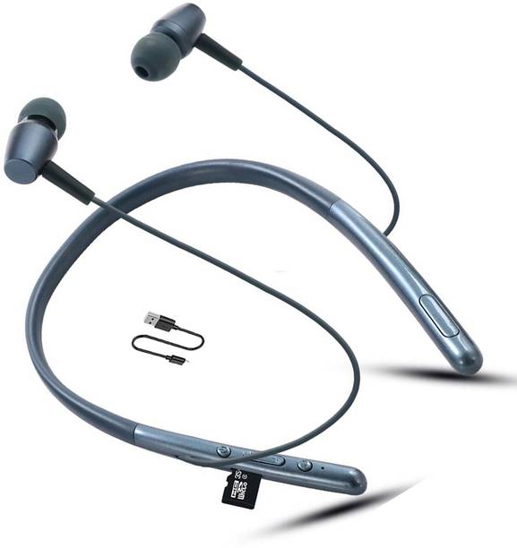 Rueqn Neckband with Upto 48H Playtime, ENx Tech, ASAP Charge, Beast Mode, Dual Pairing Bluetooth Gaming