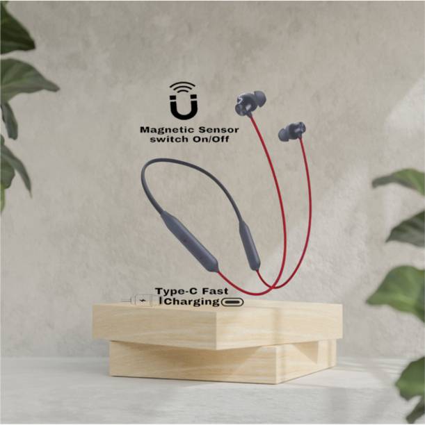 GDS Z2 Bullets Wireless Neckband with Fast Charge, 66 Hrs Battery Life, Earphone_UE Bluetooth & Wired
