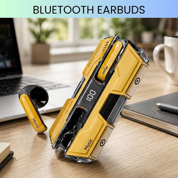 SYARA Wireless Earbuds with LED Display, Bluetooth 5.3, HD Sound AZ101 Bluetooth