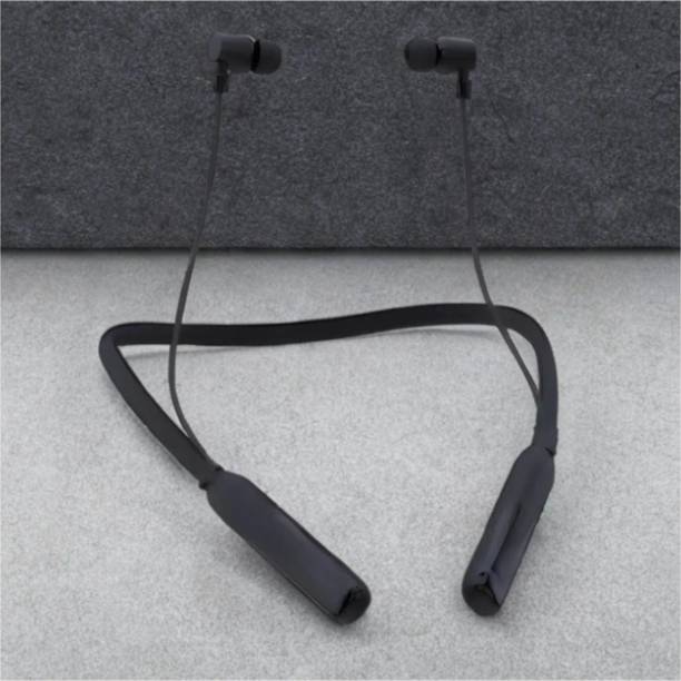 house of common Wireless Magnetic Neckband, Precision-Tuned for Deep Bass_PB Bluetooth & Wired