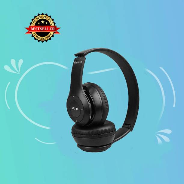 TABARET Newly Bluetooth Headphone Built in Microphone for Calling, 1.5 Meter Cable Bluetooth