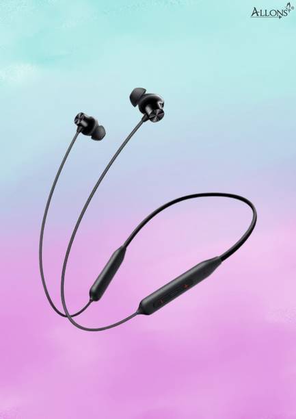 allons Bullet X2AI Noise Cancellation Fast Charge,48H Bluetooth Neckband Deep Bass Z68 Bluetooth