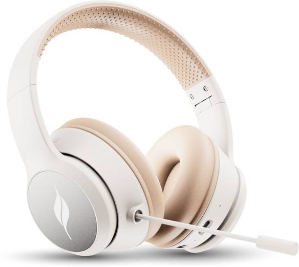 Leaf Bass X414 Headphone, AI SOUND App, 50H Playtime, 40mm Driver, IPX5, BT v5.3 Bluetooth & Wired
