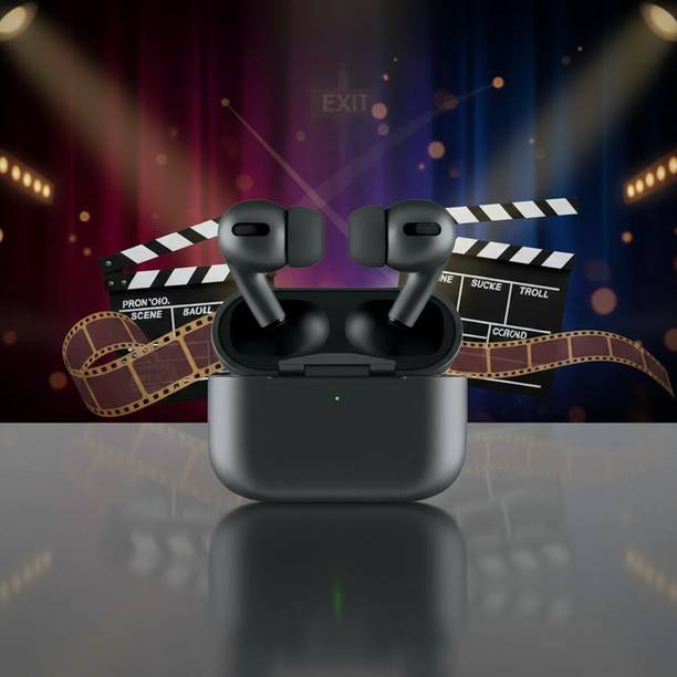 Luhar TWS AIRPOD Black Earbud Bluetooth MCD7 Bluetooth