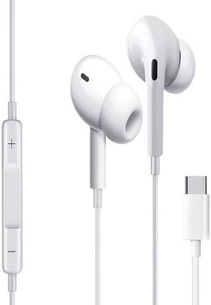 X88 Pro Type-C headset with Microphone & Volume Controls Compatible with All Smartphones Wired
