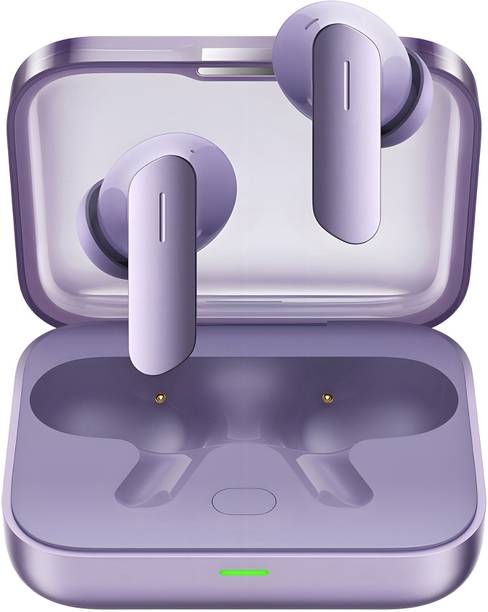 snowbudy Buds Air7 with AI ANC, 12.4mm Driver, 52hrs Playback, IP55 & 45ms Low Latency-20 Bluetooth Gaming