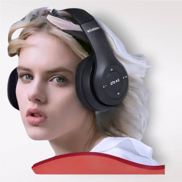 AIZINA Stereo Quality Wireless Headphones with Mic & SD Card_XE Bluetooth & Wired