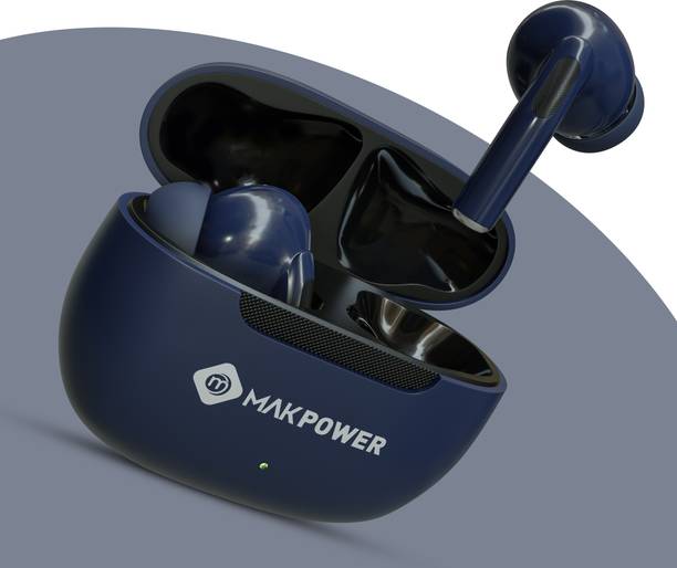 MAK POWER TWS Earbuds with Auto Connect Feature, Clear Calls Wireless Bluetooth