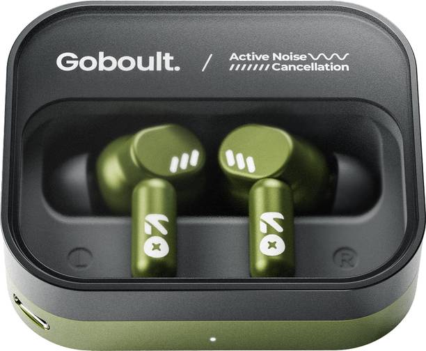 GOBOULT Tenet Pro with ANC, 75H Playtime, 4 Mic ENC, Dual Pairing ,BT 6.0, 13mm Drivers Bluetooth