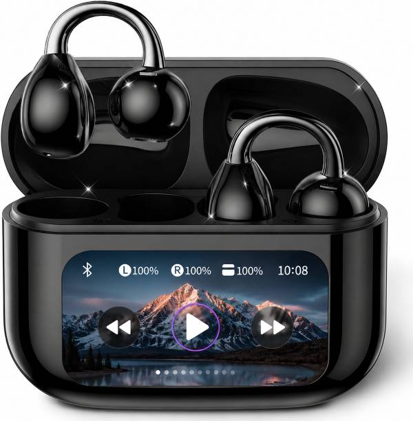 HRYFiNE Premium M100 pro Open Ear TWS Earbuds for Sports, Fitness, and Workouts Bluetooth