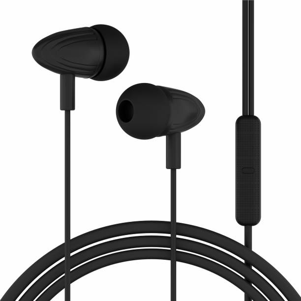 AMS Wired Earphones with Mic Dynamic Speakers Stylish Design Soft EarTips Wired Wired