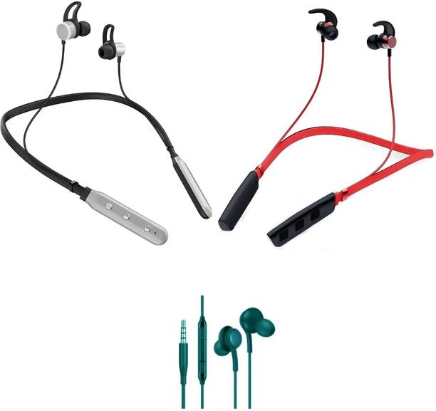 LEVELPLUS Bluetooth Music N1 & Buzz R1 With Akg Neckband Combo 45 Hours Playtime Bluetooth