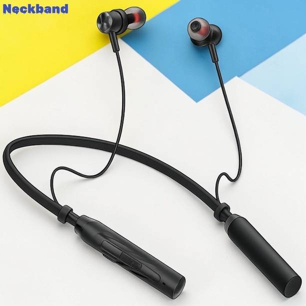 PLAYGO X387 Sports Neckband Earphones Sweatproof Design with Secure Fit Bluetooth