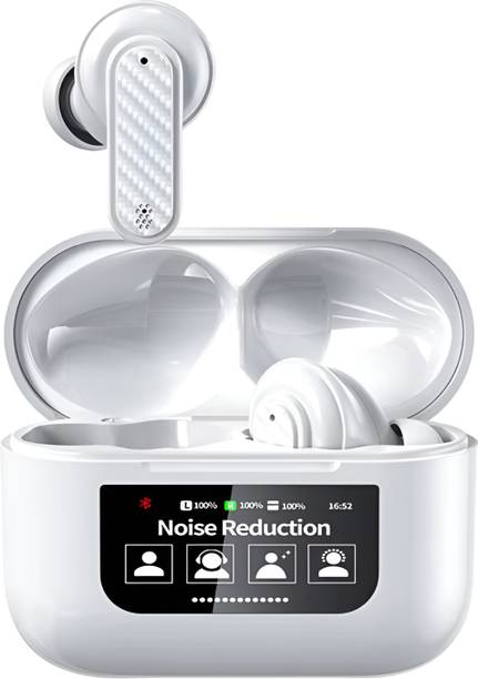 COREGENIX TouchScreen ANC BT Earbud with 35Hr Playback, Active Noise cancellation Bluetooth