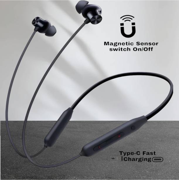 house of common 48 Hours Playtime Bluetooth Wireless Neckband Headphones Earphone_M3 Bluetooth & Wired