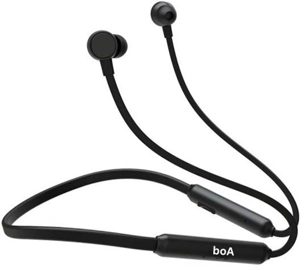 Palnek boA Neckband Earphones with Powerful Bass Performance and Quick Charging Bluetooth