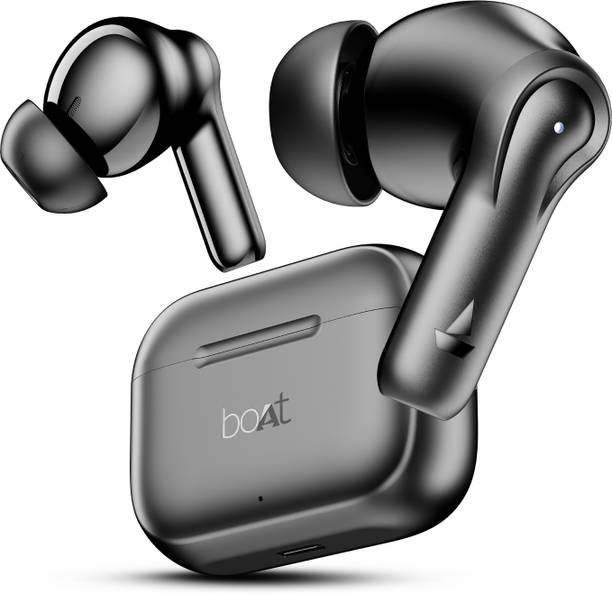 boAt Airdopes 161, Adv 4Mic ENx, 50H Battery,Fast Charge,13mm Driver, Metallic Finish Bluetooth