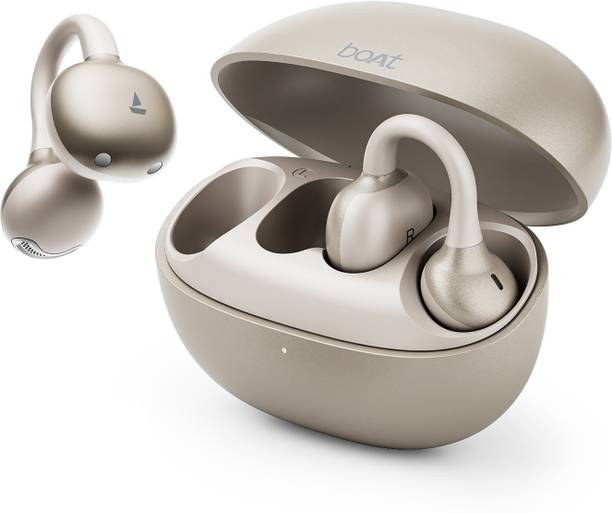 boAt Airdopes ProClip OWS Earbuds,Air Conduction Tech,52H Battery,App Support,BTv6.0 Bluetooth