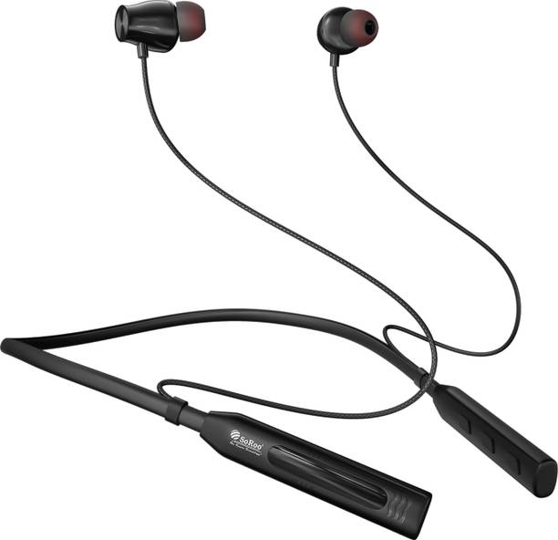 Soroo Future Wireless Bluetooth Neckband with 42H Playtime, ENC Mic, Fast Charging, Rich Bass Bluetooth