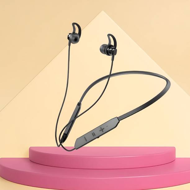 GUGGU BT Max Bluetooth Neckband Lightweight, Wireless Noise Cancellation with Mic M285 Bluetooth