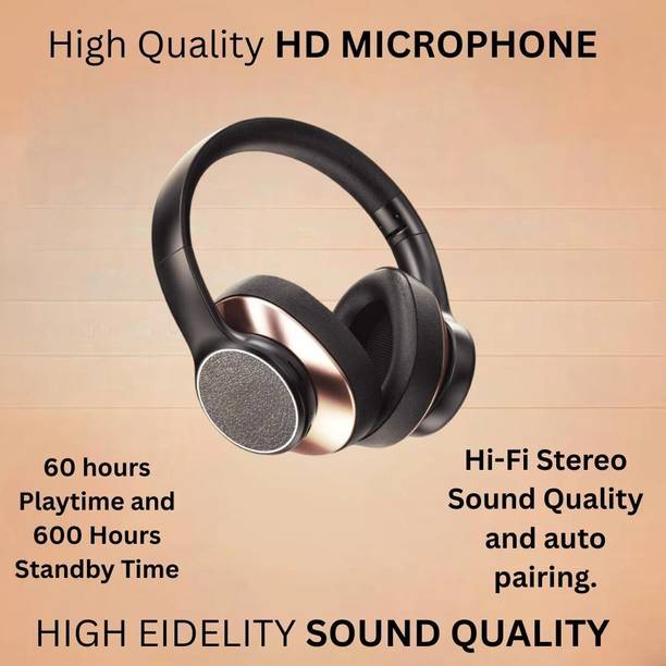 BroNy headphones Tantra 65 Truly Wireless Headphones 60 hours playtime Bluetooth & Wired