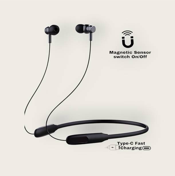 house of common Endurance Pro Neckband - Long-Lasting, Enhanced Bass, Comfort Fit_UW Bluetooth & Wired