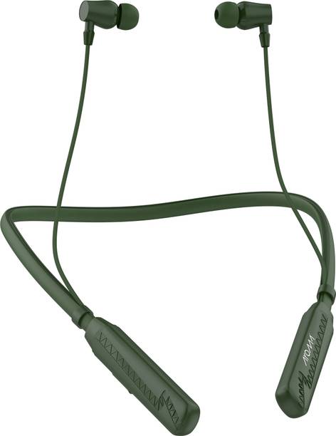 Aroma NB119 Bold Upto 60 Hours Playtime*, Magnetic On/Off, ENC, Voice Changer Neckband Bluetooth