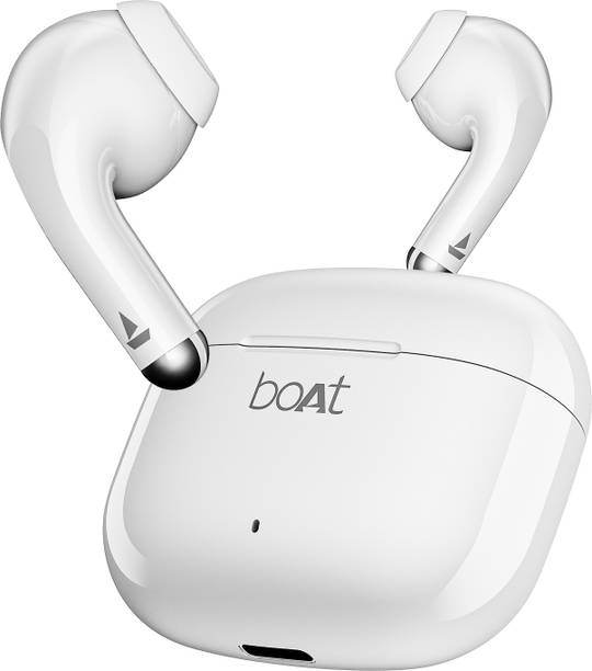 boAt Airdopes 101v2, Flex Fit Eartips, 13mm Drivers, ENx, Fast Charge, 35Hrs Battery Bluetooth